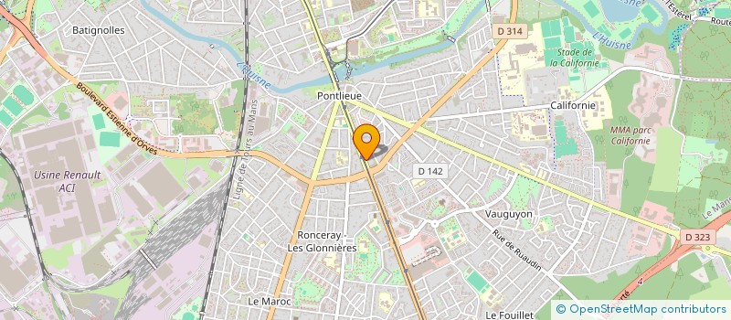 localisation de l'entreprise MONSIEUR RENE CHERON  LE MANS