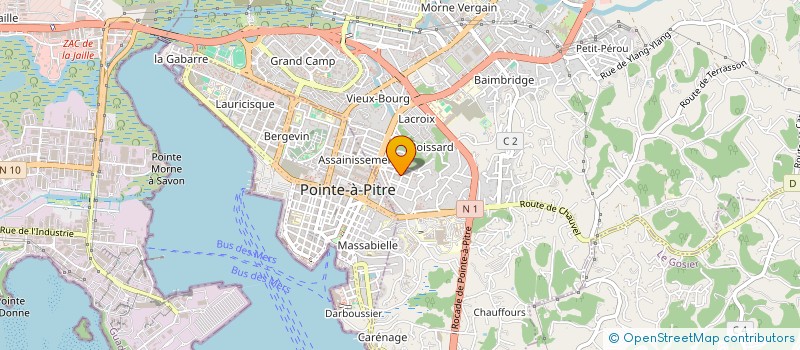localisation de l'entreprise MONSIEUR RENE CHERY à LES ABYMES