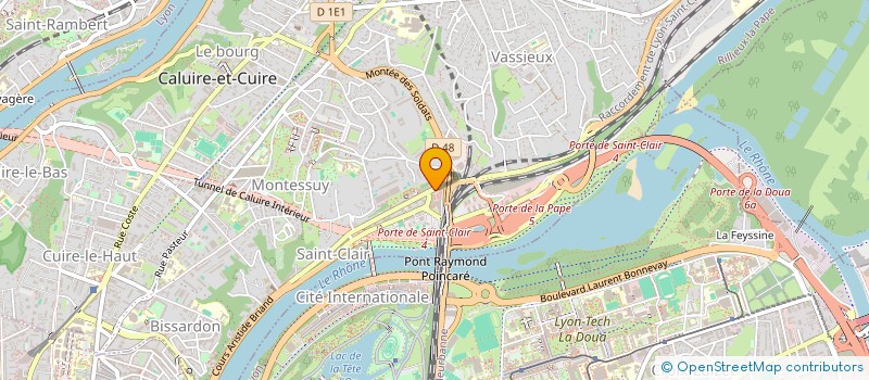 localisation de l'entreprise MONSIEUR RENE CHEVALIER  CALUIRE-ET-CUIRE