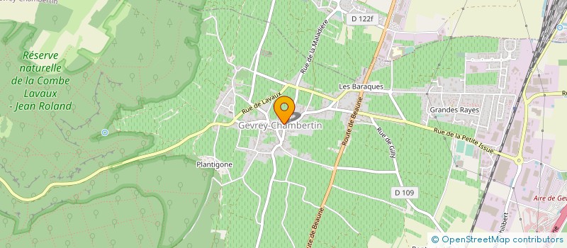 localisation de l'entreprise MONSIEUR RENE CHOUILLER à GEVREY-CHAMBERTIN