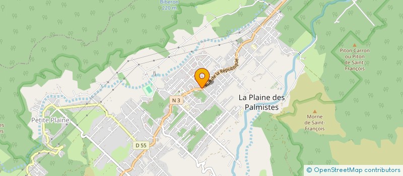 localisation de l'entreprise MONSIEUR RENE CHOW CHUENG à LA PLAINE-DES-PALMISTES