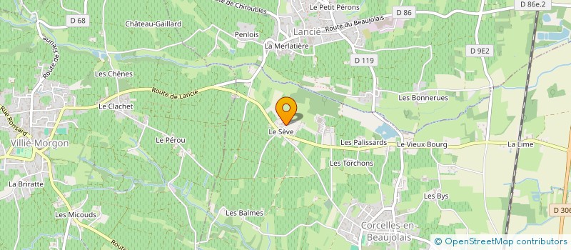 localisation de l'entreprise MONSIEUR RENE CIMETIERE à CORCELLES-EN-BEAUJOLAIS