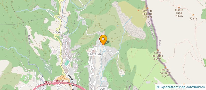 localisation de l'entreprise MONSIEUR RENE CIQUET  MENTON