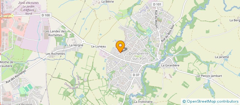 localisation de l'entreprise MONSIEUR RENE CLAIN à DOMPIERRE-SUR-YON