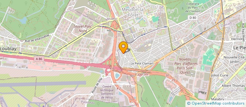 localisation de l'entreprise MONSIEUR RENE CLAIRET à CLAMART