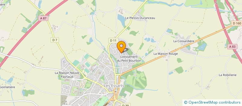 localisation de l'entreprise MONSIEUR RENE-CLAUDE NICOU à ESSARTS-EN-BOCAGE