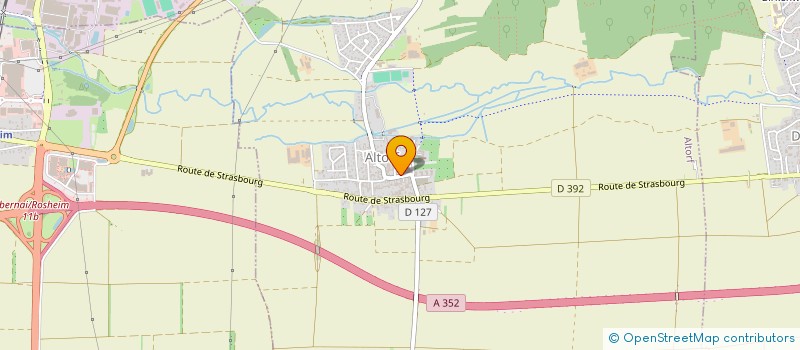localisation de l'entreprise MONSIEUR RENE CLAUSS à ERGERSHEIM