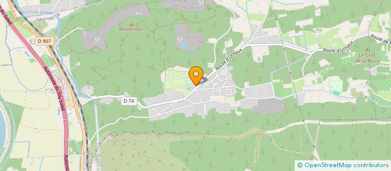 localisation de l'entreprise MONSIEUR RENE CLEMENSON  MORNAS