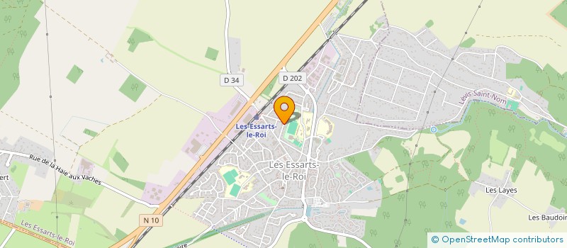 localisation de l'entreprise MONSIEUR RENE CLEMENT  LES ESSARTS-LE-ROI