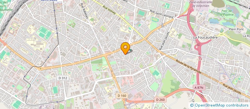 localisation de l'entreprise MONSIEUR RENE CLEMOT à ANGERS