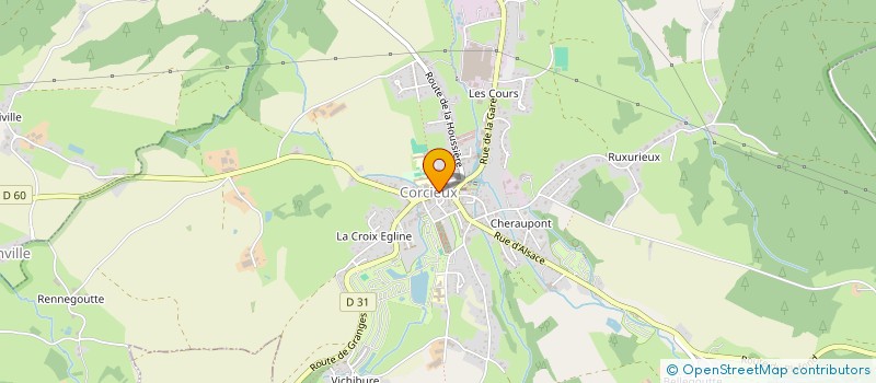 localisation de l'entreprise MONSIEUR RENE CLEUVENOT à CORCIEUX