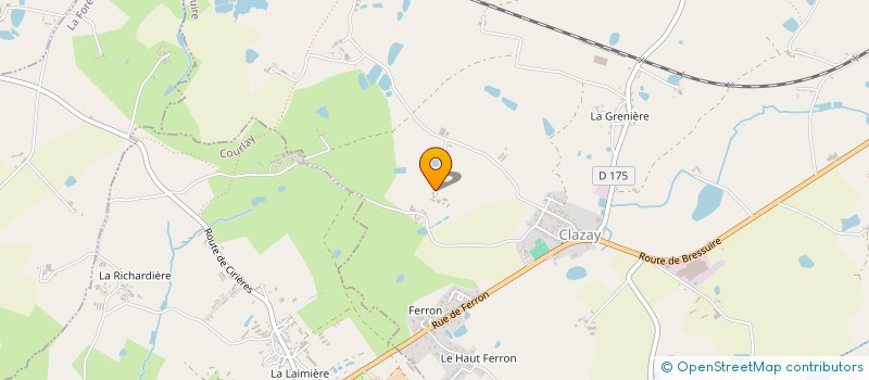 localisation de l'entreprise MONSIEUR RENE CLOCHARD à BRESSUIRE