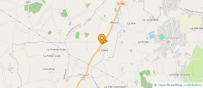 localisation de l'entreprise MONSIEUR RENE COLAS à LANDEHEN