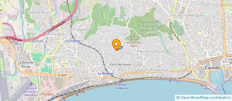 localisation de l'entreprise MONSIEUR RENE COLLE à CANNES