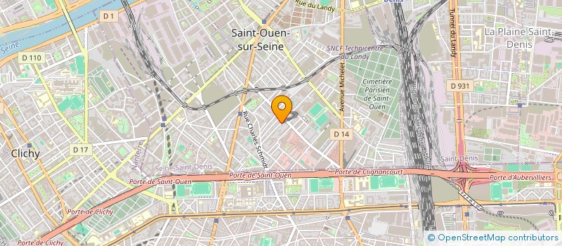 localisation de l'entreprise MONSIEUR RENE COLOMBINE à SAINT-OUEN-SUR-SEINE