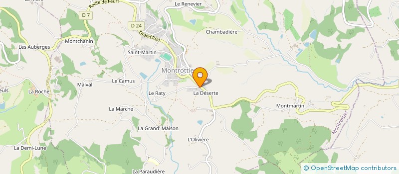 localisation de l'entreprise MONSIEUR RENE COMBE à MONTROTTIER