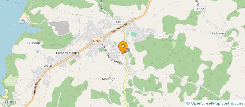 localisation de l'entreprise MONSIEUR RENE CONTE à LANOBRE