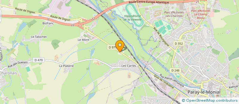 localisation de l'entreprise MONSIEUR RENE CONTOUX  SAINT-YAN