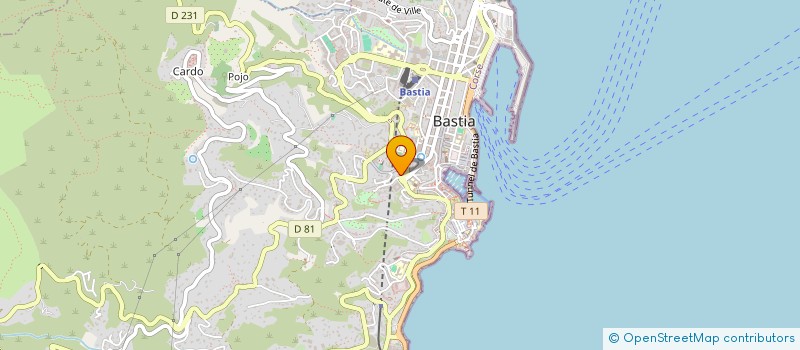 localisation de l'entreprise MONSIEUR RENE CORDOLIANI à BASTIA
