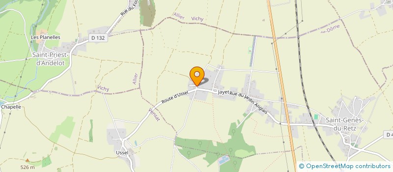 localisation de l'entreprise MONSIEUR RENE CORMIER  SAINT-GENES-DU-RETZ