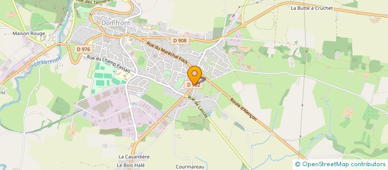 localisation de l'entreprise MONSIEUR RENE CORVEE à DOMFRONT-EN-POIRAIE
