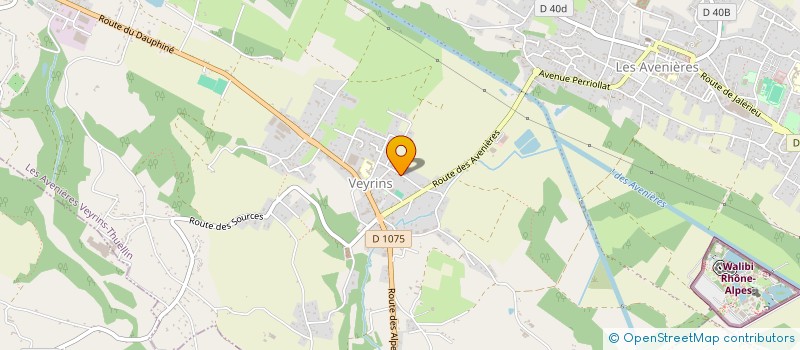 localisation de l'entreprise MONSIEUR RENE COTTAZ  LES AVENIERES VEYRINS-THUELLIN