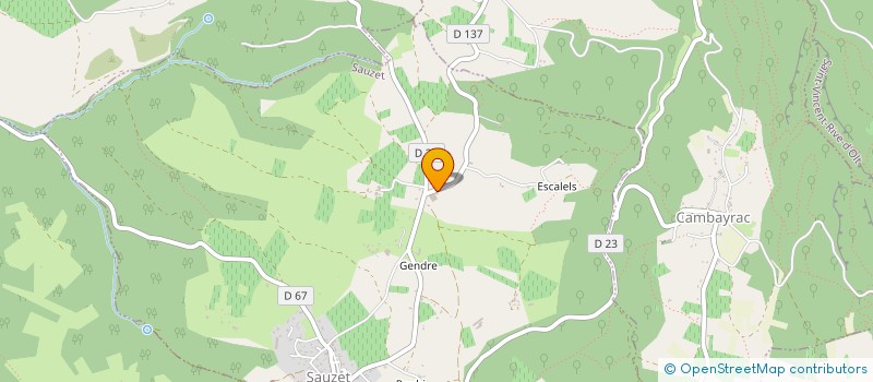 localisation de l'entreprise MONSIEUR RENE COUAILLAC  CAMBAYRAC