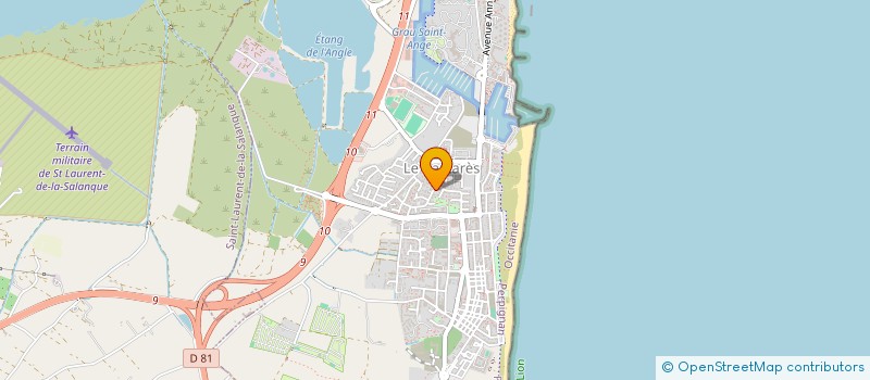 localisation de l'entreprise MONSIEUR RENE COUPET  LE BARCARES