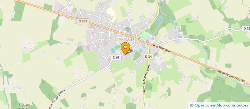 localisation de l'entreprise MONSIEUR RENE COURANT  BOULOIRE