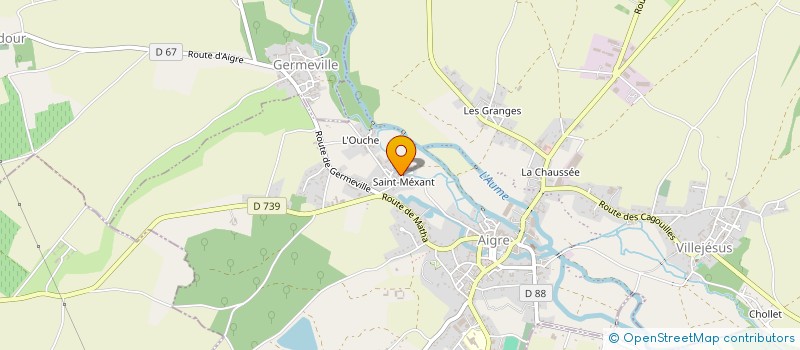 localisation de l'entreprise MONSIEUR RENE COUSSOT  AMBERAC