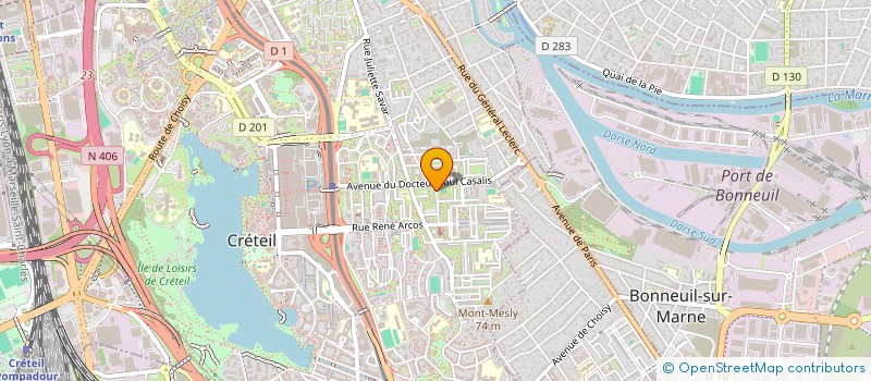 localisation de l'entreprise MONSIEUR RENE COUSTOU  CRETEIL