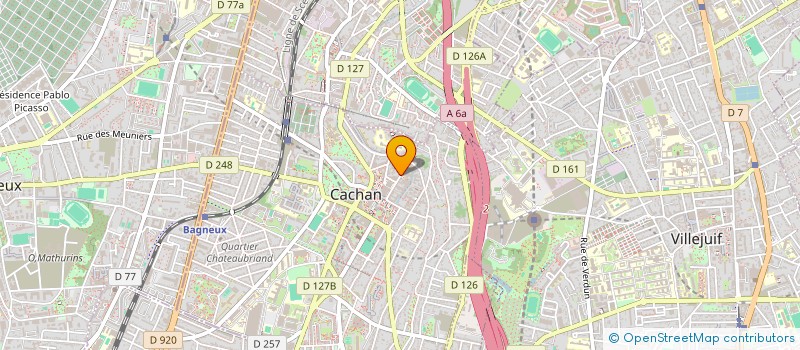 localisation de l'entreprise MONSIEUR RENE COUSTY  CACHAN