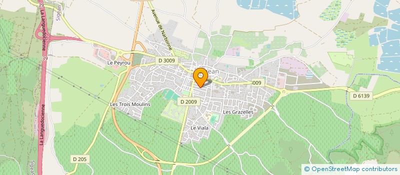 localisation de l'entreprise MONSIEUR RENE CRASTE  SIGEAN