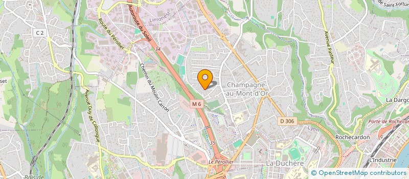 localisation de l'entreprise MONSIEUR RENE CRENN  CHAMPAGNE-AU-MONT-D'OR