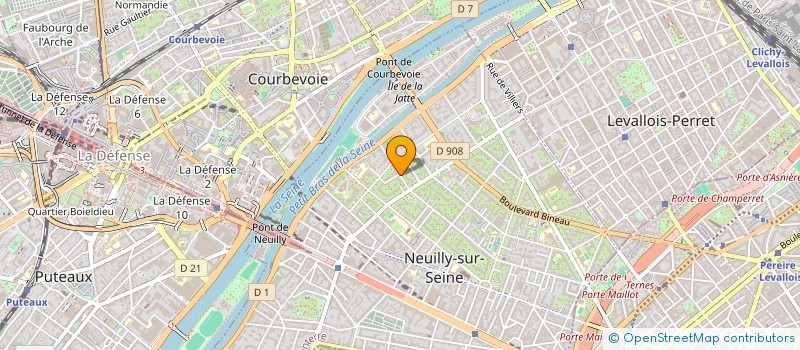 localisation de l'entreprise MONSIEUR RENE CROCHARD à NEUILLY SUR SEINE