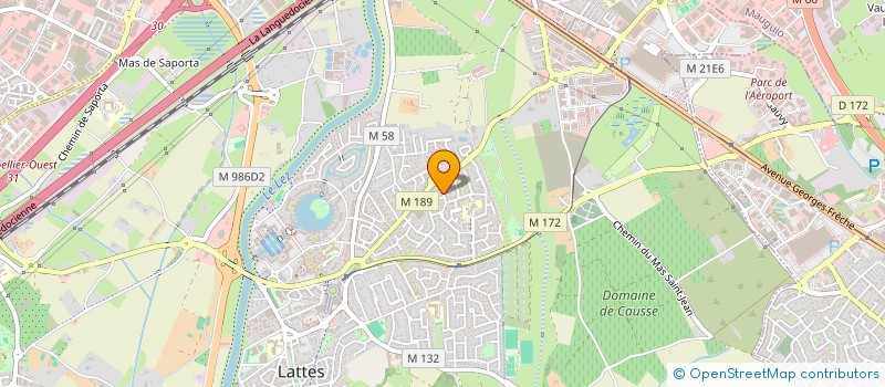 localisation de l'entreprise MONSIEUR RENE CROGUENNEC  LATTES