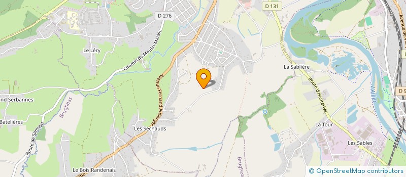 localisation de l'entreprise MONSIEUR RENE CUBERTE  BRUGHEAS