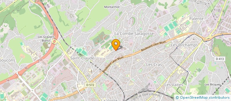 localisation de l'entreprise MONSIEUR RENE CUENOT à BESANCON