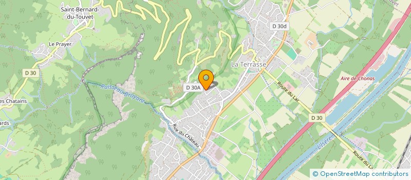 localisation de l'entreprise MONSIEUR RENE CUIGNON  LA TERRASSE