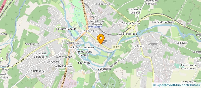 localisation de l'entreprise MONSIEUR RENE CUITTI à VEIGNE