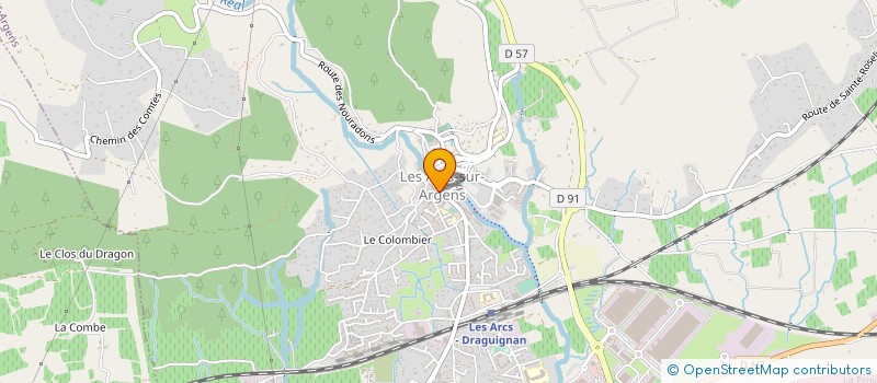 localisation de l'entreprise MONSIEUR RENE CUSSAC à LES ARCS