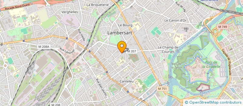 localisation de l'entreprise MONSIEUR RENE D'HAULTFOEUILLE à LAMBERSART