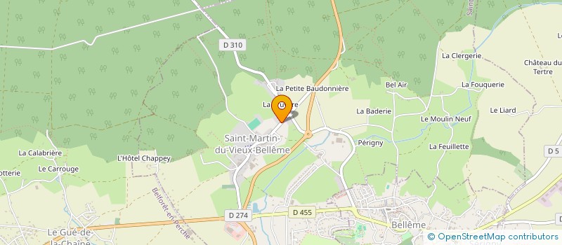 localisation de l'entreprise MONSIEUR RENE DAGONNEAU à SAINT-MARTIN-DU-VIEUX-BELLEME