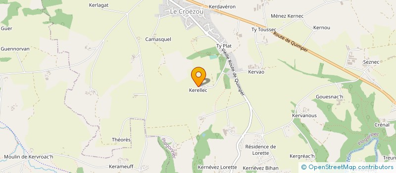 localisation de l'entreprise MONSIEUR RENE DAGORN  PLOGONNEC