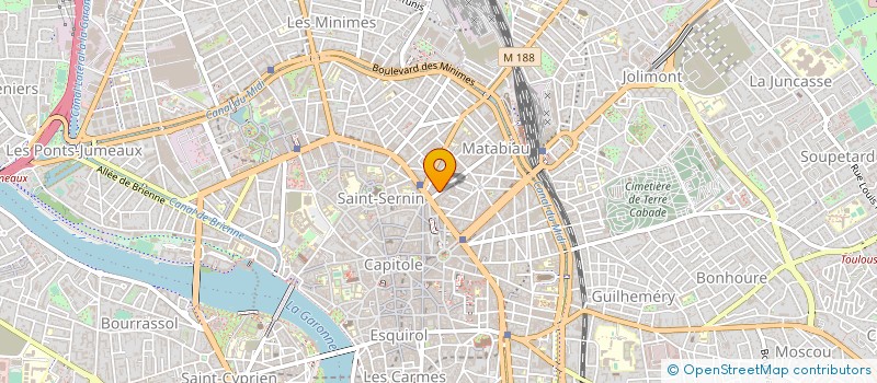 localisation de l'entreprise MONSIEUR RENE DAHAN à TOULOUSE