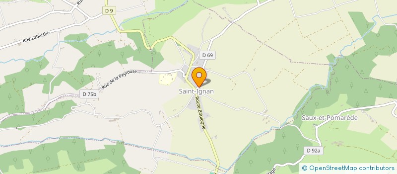 localisation de l'entreprise MONSIEUR RENE DANOS  SAINT-IGNAN