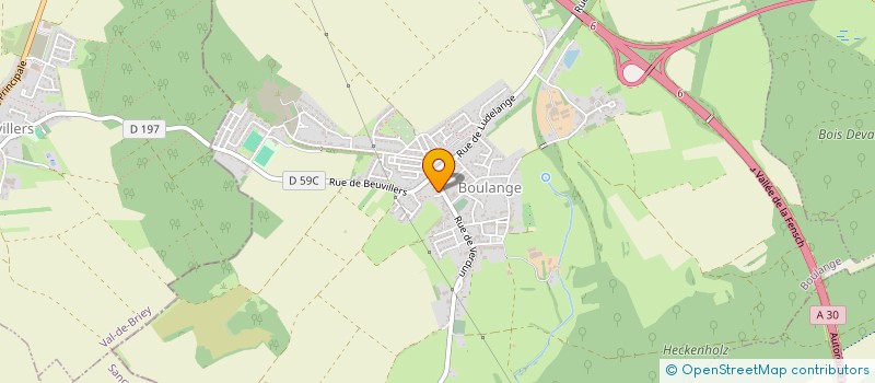 localisation de l'entreprise MONSIEUR RENE DAPOIGNY à BOULANGE