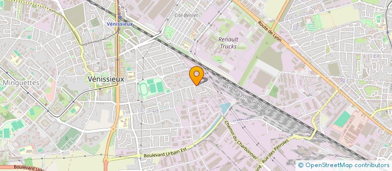 localisation de l'entreprise MONSIEUR RENE DAUPHIN  VENISSIEUX