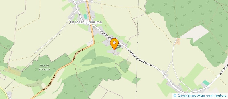 localisation de l'entreprise MONSIEUR RENE DAUTRESIRE  LE MESNIL-REAUME