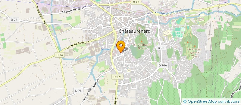 localisation de l'entreprise MONSIEUR RENE DAVRIEUX à CHATEAURENARD